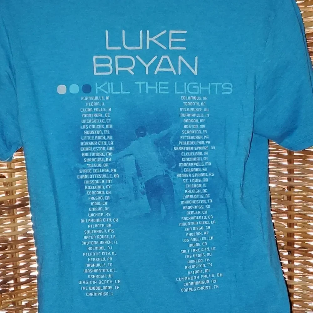 Luke Bryan Kill The Lights Tour T-shirt S